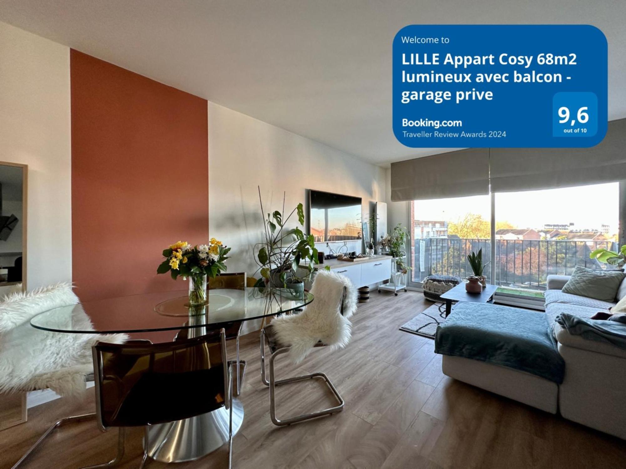 Lille Appart Cosy 68M2 Lumineux Avec Balcon - Garage Prive ภายนอก รูปภาพ
