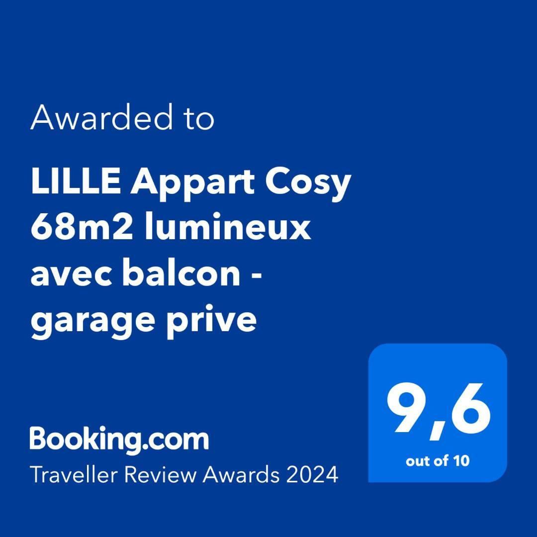 Lille Appart Cosy 68M2 Lumineux Avec Balcon - Garage Prive ภายนอก รูปภาพ